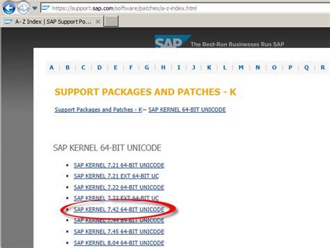 sap 777|How to check the kernel and Support Patch Level of .
